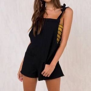 Princess Polly black Dirty Harry Playsuit